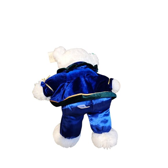 Dan Dee Snowflake Teddy Bear 2018 Collectors Choice Plush Blue Dress 16" - Picture 3 of 5